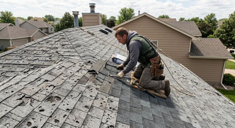 Storm Damage Roof Repair in Louisa, VA