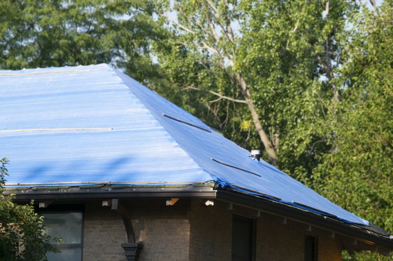 Storm Damage Roof Tarping in Fluvanna County, VA