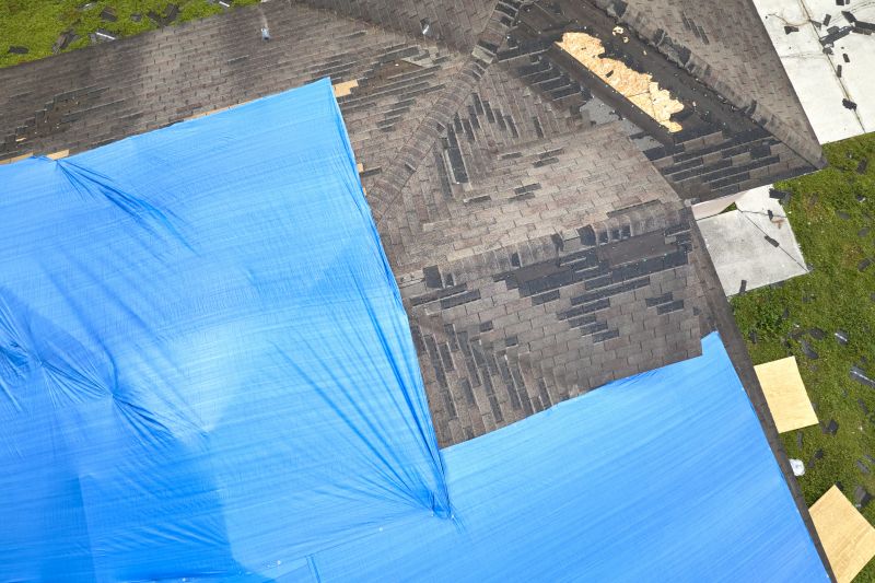 Storm Damage Roof Tarping in Fluvanna County, VA
