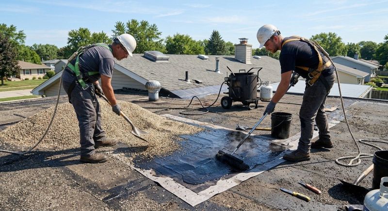 Tar And Gravel Roof Repair in Gordonsville, VA