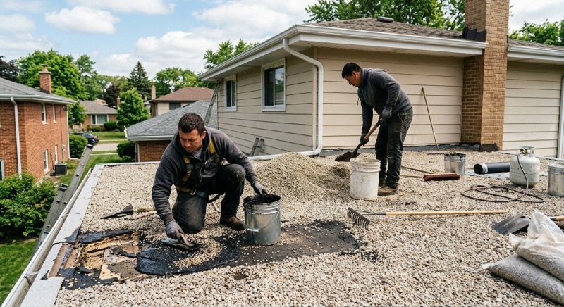 Tar And Gravel Roof Repair in Scottsville, VA