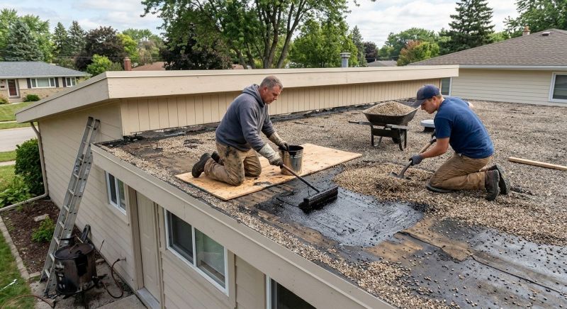 Tar And Gravel Roof Repair in Scottsville, VA