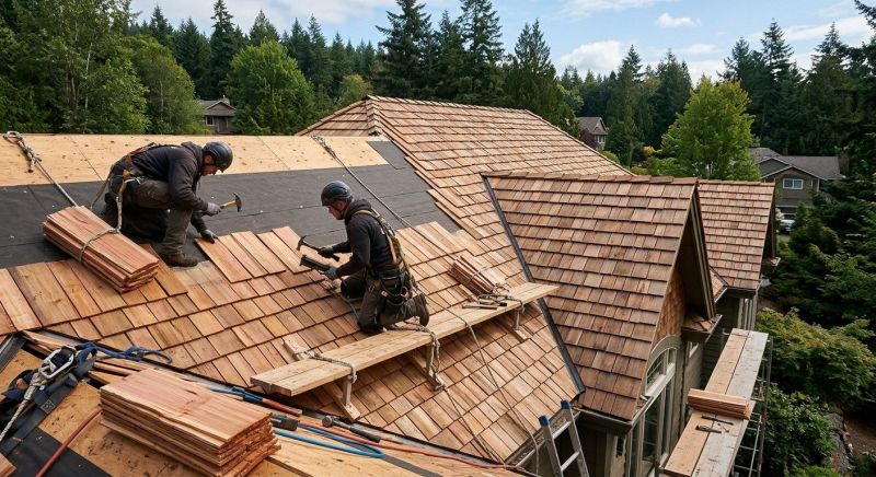 Wood Roofing Installation in Barboursville, VA