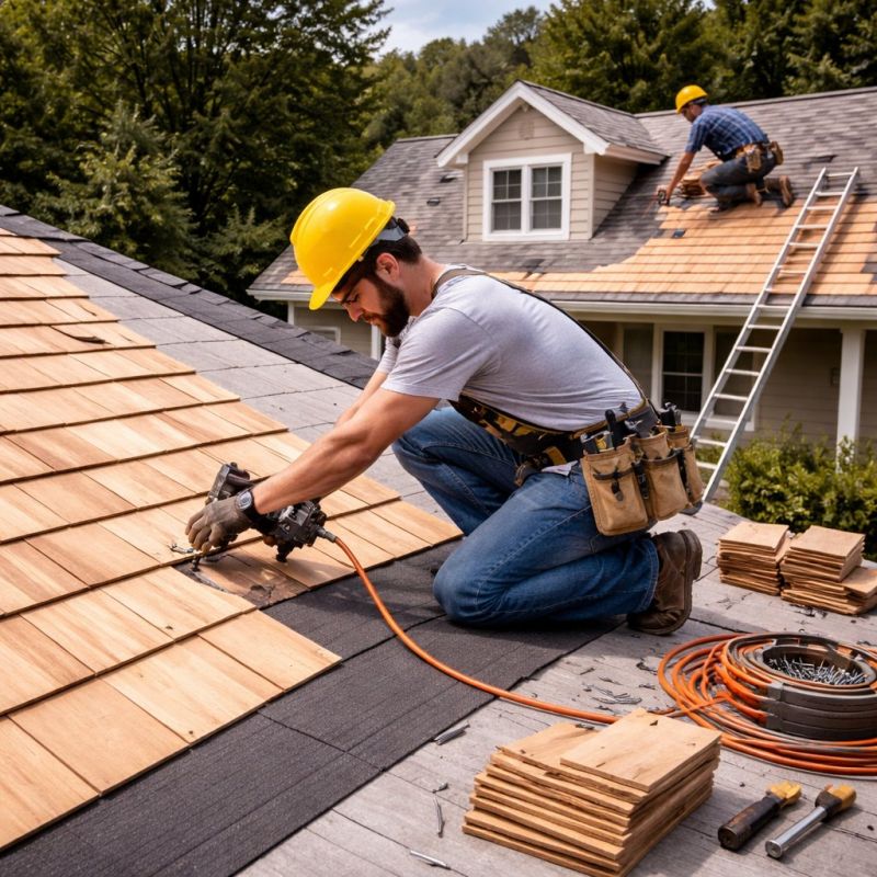 Wood Roofing Installation in Gordonsville, VA
