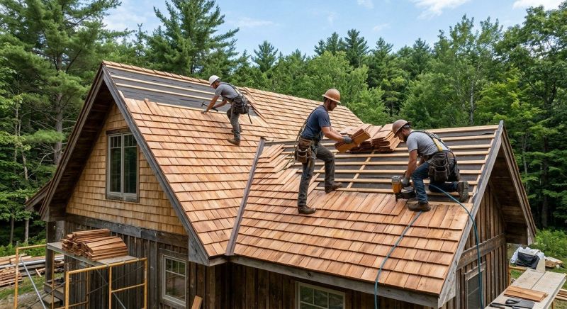 Wood Roofing Installation in Greene County, VA