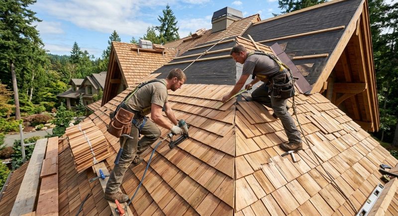 Wood Roofing Installation in Mineral, VA
