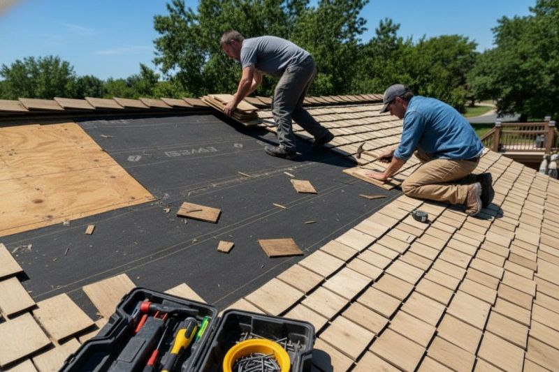 Wood Shake Roof Repair in Albemarle County, VA