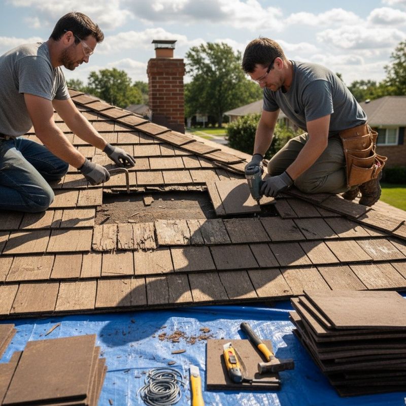 Wood Shake Roof Repair in Charlottesville, VA