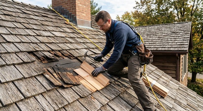 Wood Shake Roof Repair in Earlysville, VA