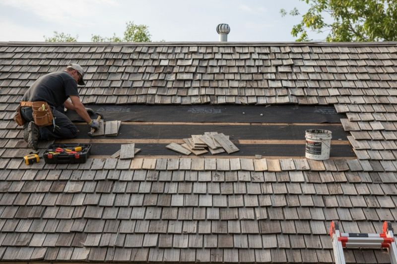 Wood Shake Roof Repair in Earlysville, VA