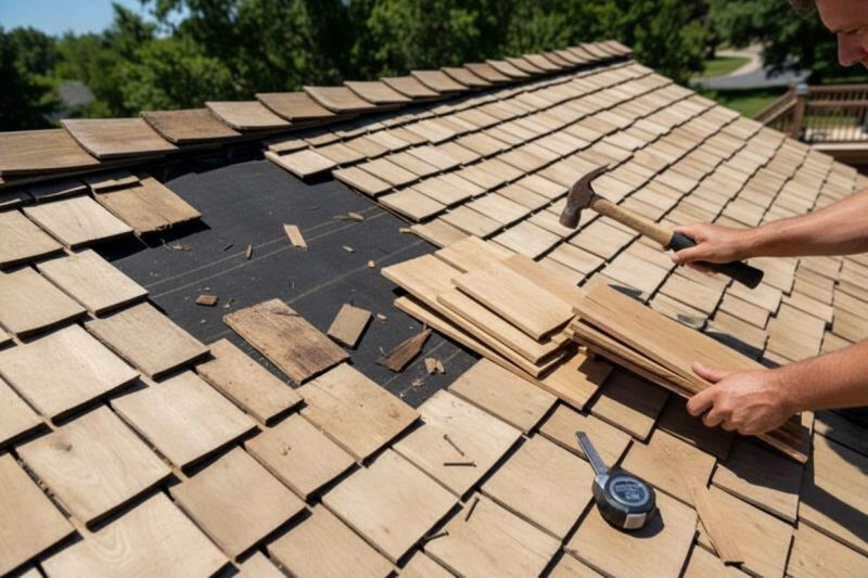 Wood Shake Roof Repair in Fork Union, VA