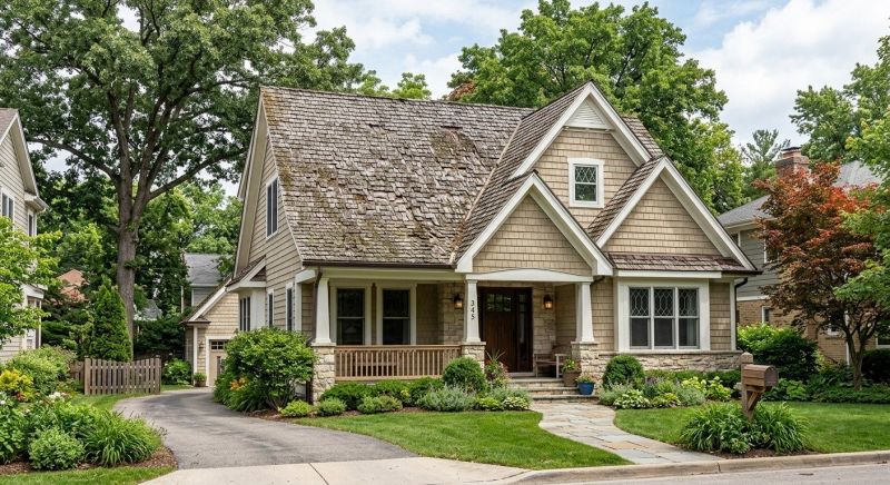 Wood Shake Roof Replacement in Albemarle County, VA