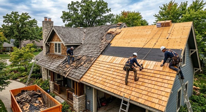 Wood Shingle Roof Replacement in Fluvanna County, VA