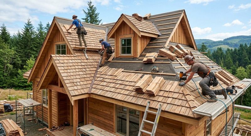 Wooden Roof Installation in Fluvanna County, VA